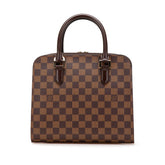 ルイ ヴィトン ダミエ トリアナ ハンドバッグ N51155 ブラウン PVC レザー レディース LOUIS VUITTON 【中古】